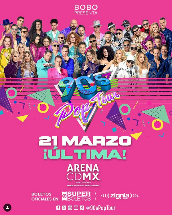 Mariana Ochoa no es invitada por OV7 para ser parte del 90s Pop Tour