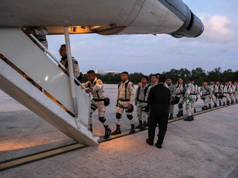 Más de 5 mil militares y Guardias Nacionales enviados hoy a la frontera norte