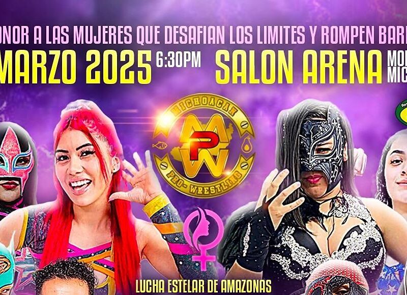 Morelia 8M lucha libre mujeres