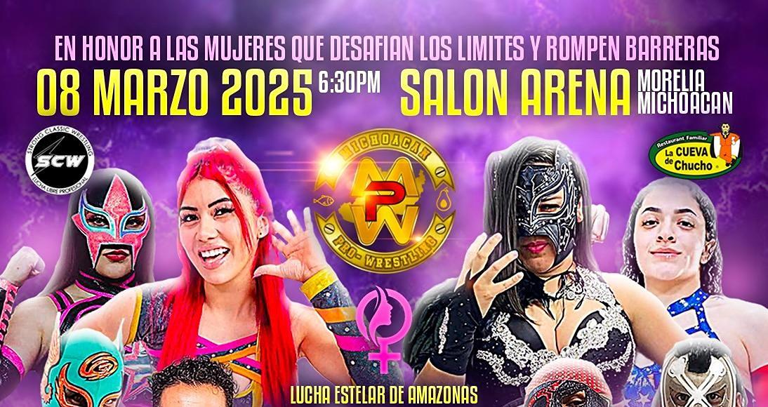 Morelia 8M lucha libre mujeres