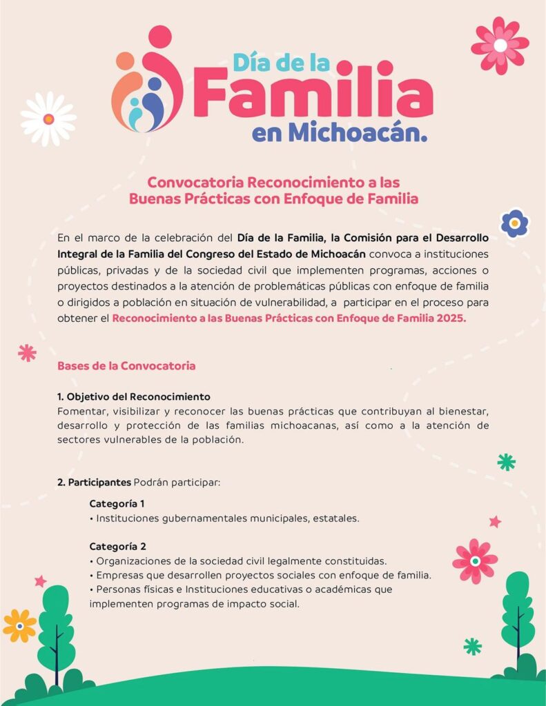 Participa en la Convocatoria por la Familia en Michoacán 1