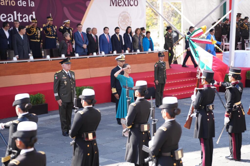 Reafirma lealtad Fuerzas Armadas a la presidenta de México Claudia Sheinbaum