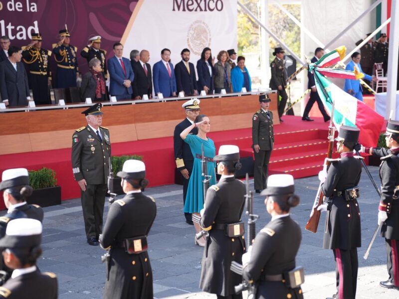 Reafirma lealtad Fuerzas Armadas a la presidenta de México Claudia Sheinbaum