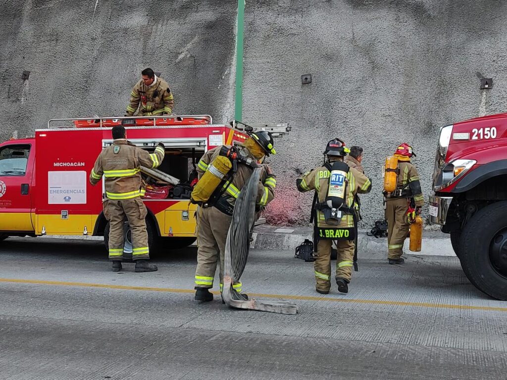 Realizan el primer simulacro interinstitucional de incendio en el Ramal Camelinas