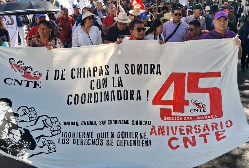 Rechazo CNTE lineamientos de la SEE para asignación de plazas no docentes