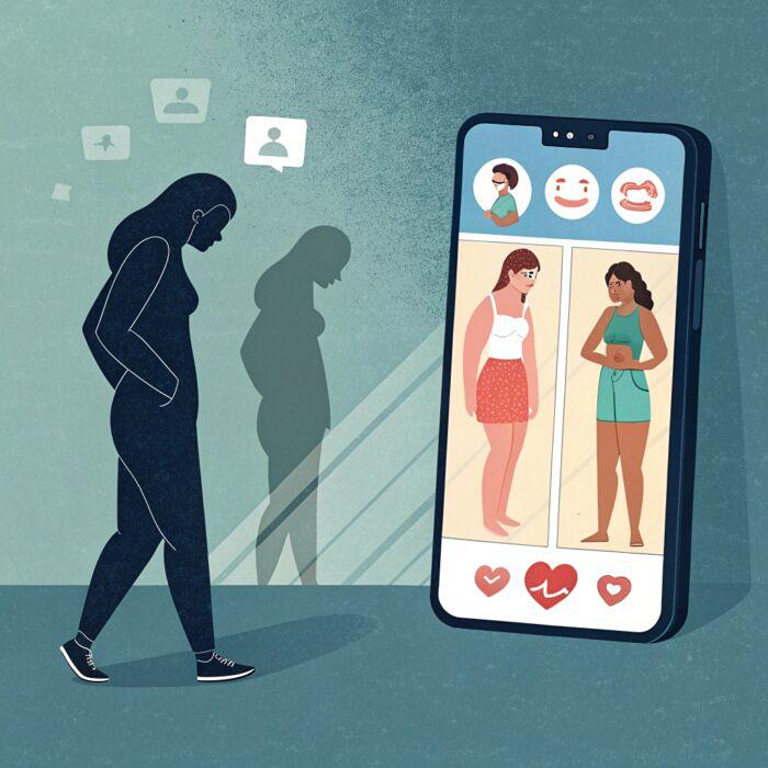 redes sociales agravan los trastornos alimenticios como la anorexia