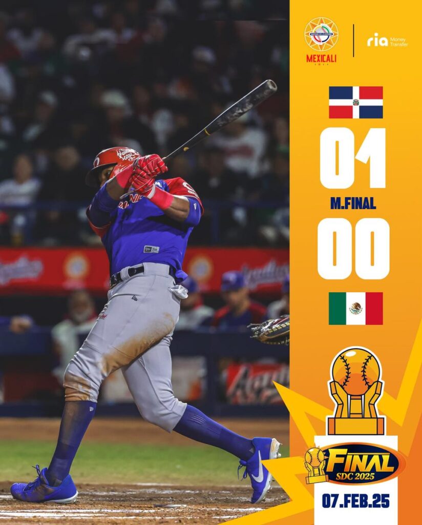 Revés para México con República Dominicana que es campeón de la Serie del Caribe 2025-3