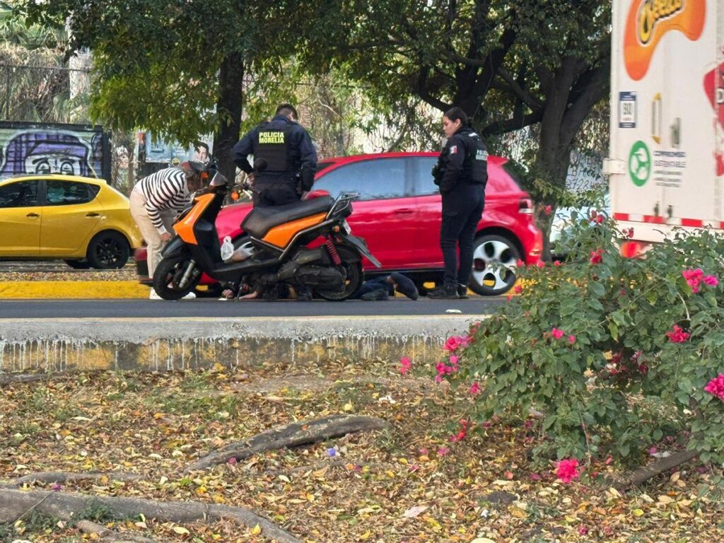 Se registran 2 accidentes vehiculares con motocicletas en Morelia