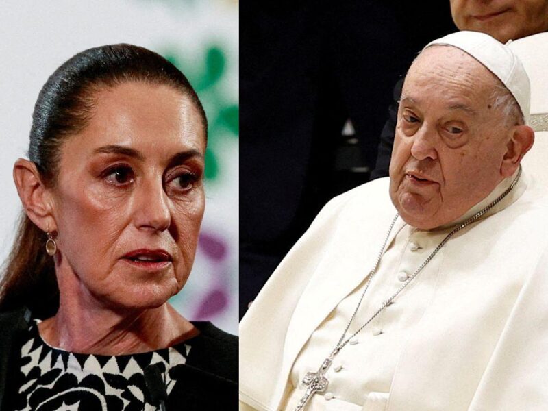 Sheinbaum llama al papa 'progresista' tras nombrar a una mujer 'gobernadora' del Vaticano