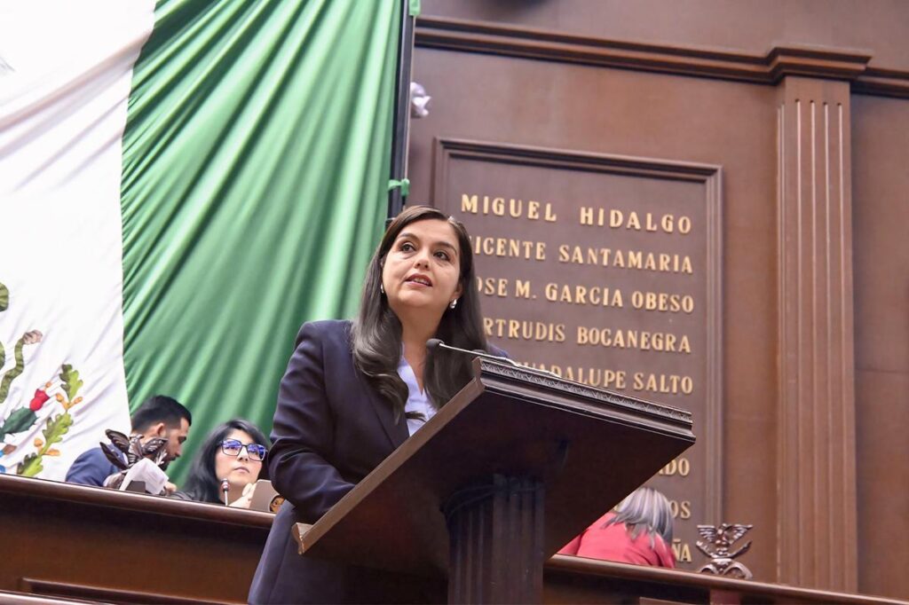 Teresa Herrera exige plan emergente ante crisis migratoria, económica y de seguridad en Michoacán