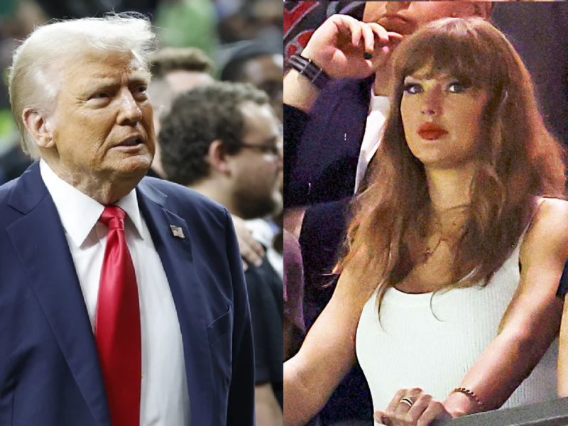 Trump se burla de Taylor Swift