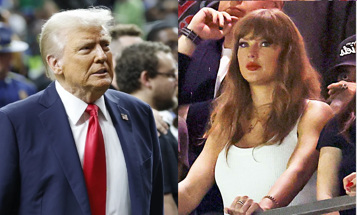 Trump se burla de Taylor Swift