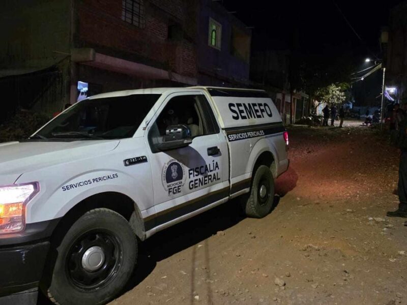 Un muerto y una lesionada, saldo de agresión armada en Jacona