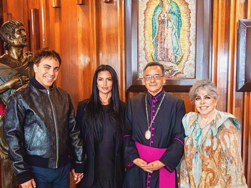 Verónica Castro apoya la boda de Cristian Castro