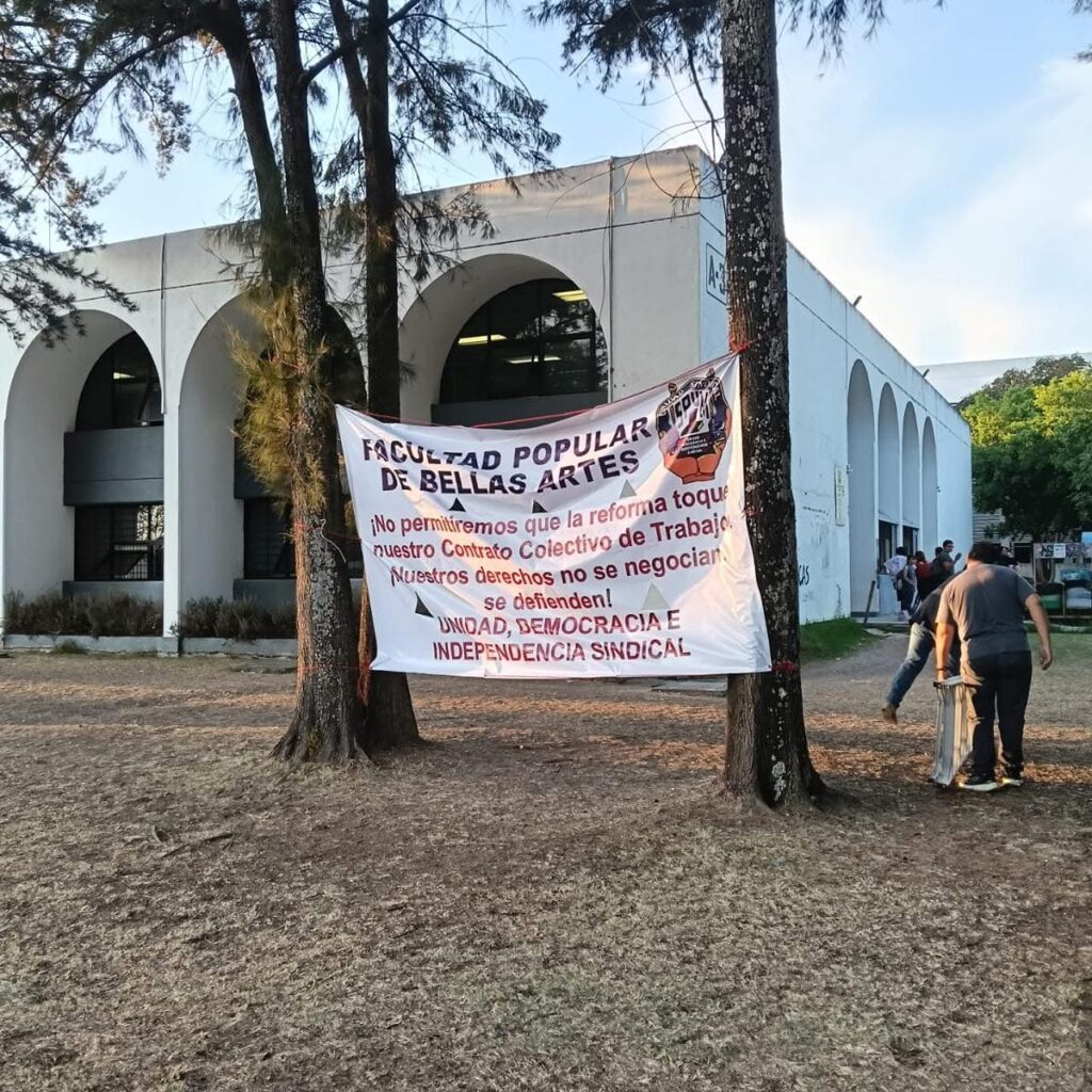 a manifestación frente al Congreso de Michoacán convoca SPUM