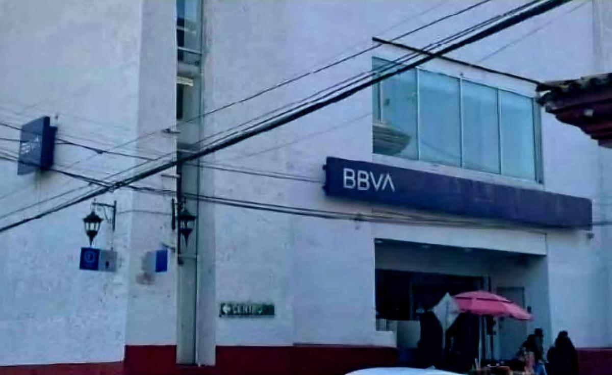 Asaltan a cuentahabiente en banco del Centro de Uruapan