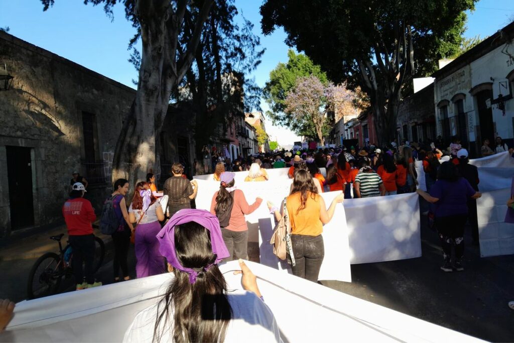 Marcha del 8-M en Morelia 1