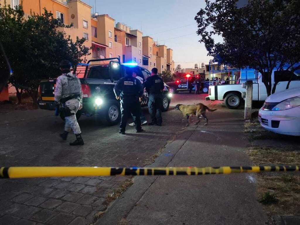 Balacera en Villas del Pedregal en Morelia