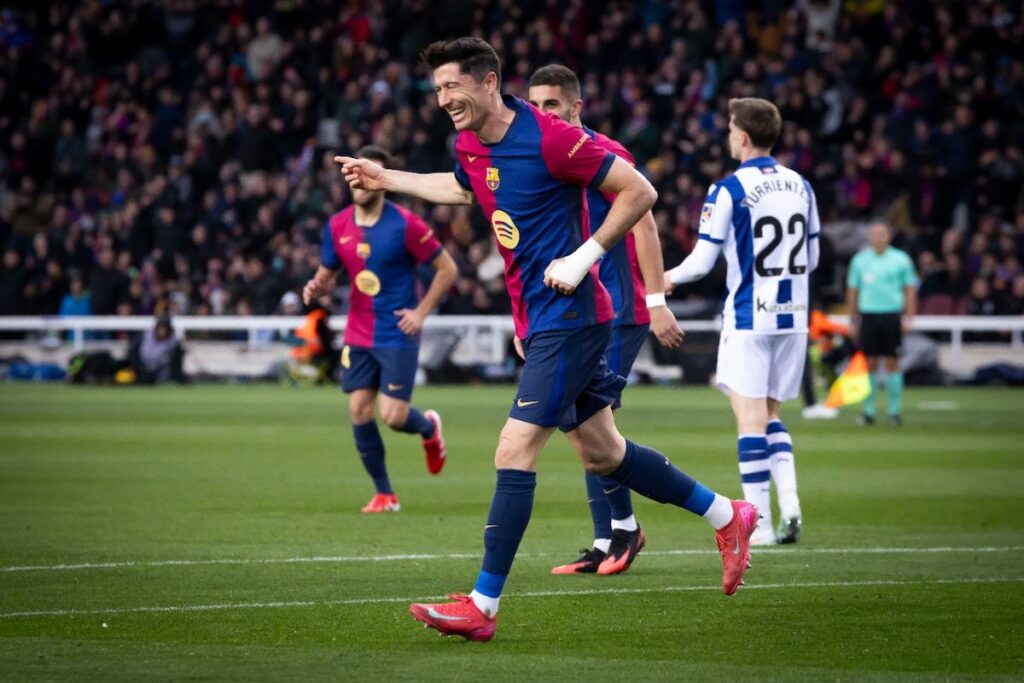 Barcelona golea Real Sociedad: Resultado 4-0 y Lewandowski la figura 1