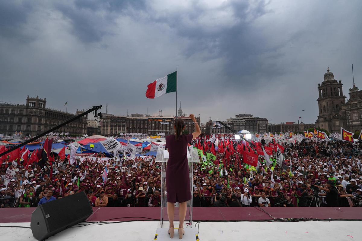 Convoca Morena a la unidad nacional y respaldar a Sheinbaum en el Zócalo