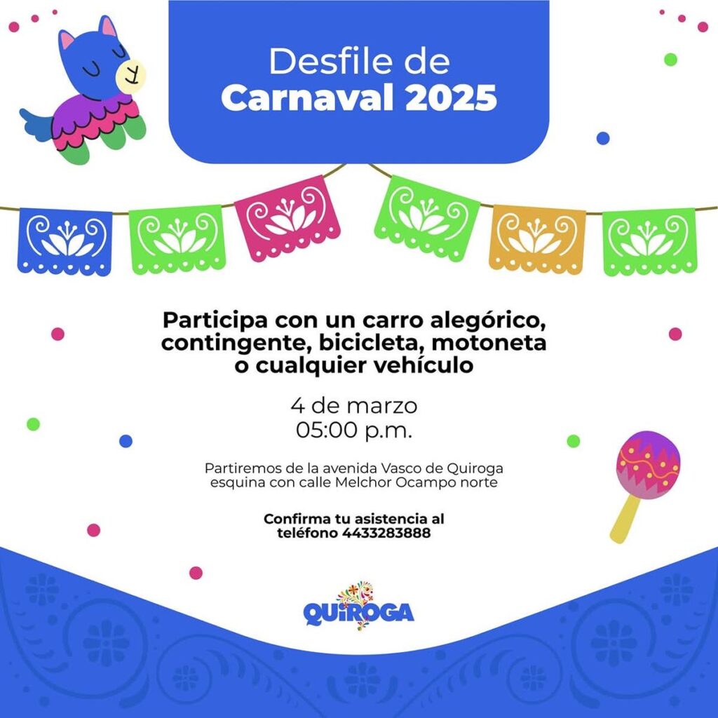 Desfile de Carnaval Quiroga 2025