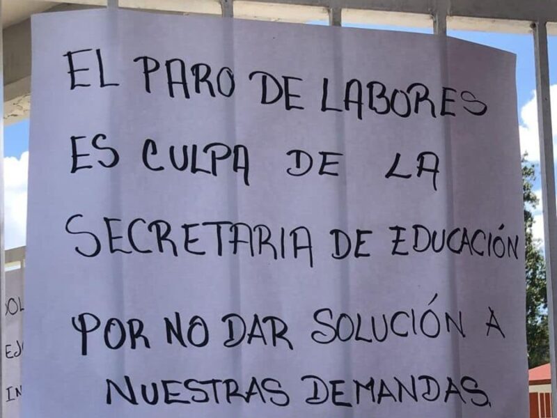 Desmiente magisterio a SEE; más de 8 mil escuelas en paro de labores en Michoacán