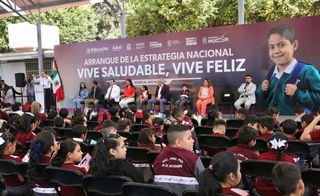 Gobierno de Michoacán Arranca estrategia nacional de salud en escuelas