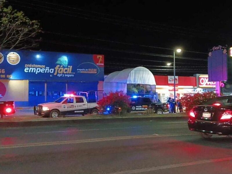 Hombre es baleado en Ciudad Jardían en Morelia