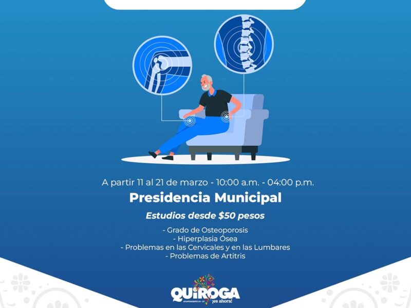 Lanza Gobierno de Quiroga campaña Huesos y Articulaciones Sin Dolor