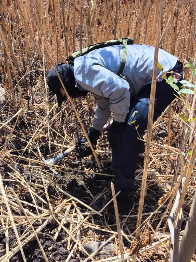 Localizan cadáver de mujer y una osamenta, en fosas del Cerro de La Cruz de Jacona-2