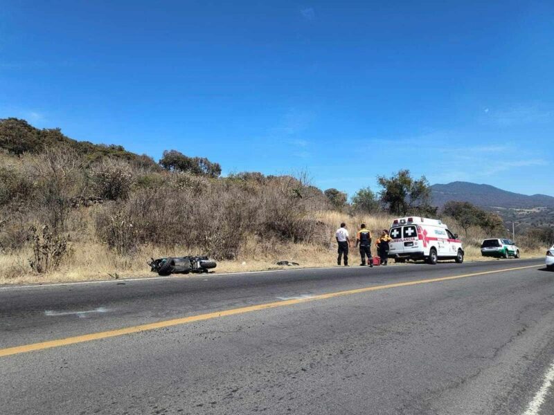 Motociclista se accidenta y muere en la Morelia – Quiroga