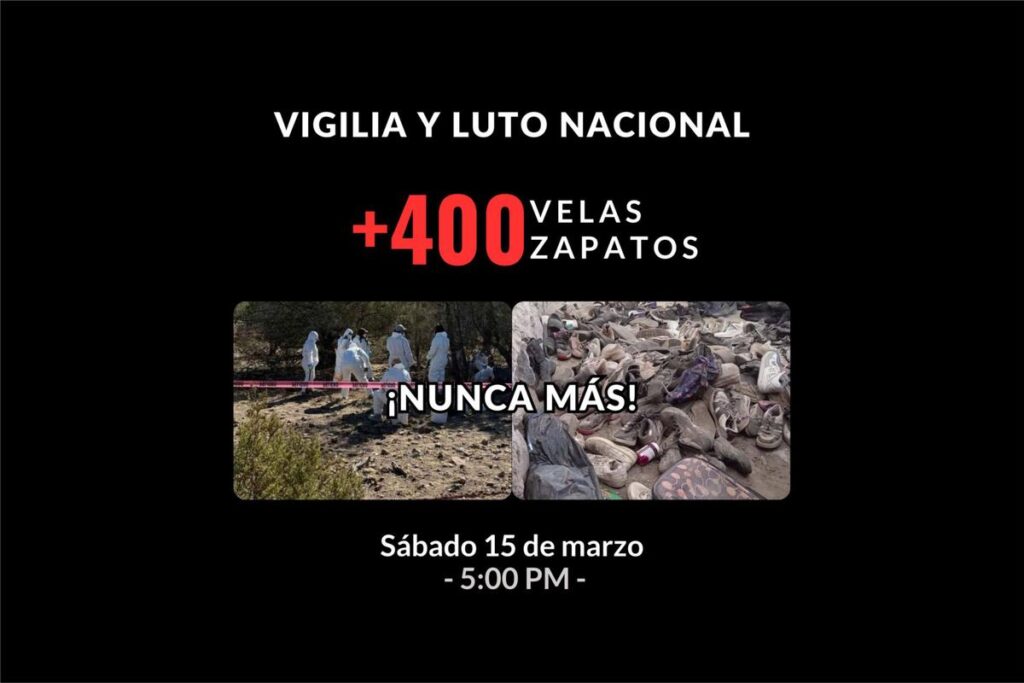 “No los queremos aquí” advierten a políticos, colectivos de familiares de desaparecidos sobre Luto Nacional-1