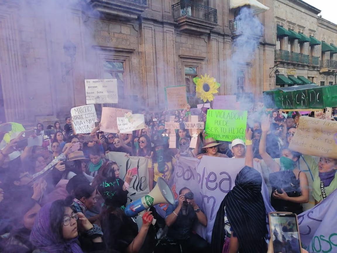 protesta feminista “Tomamos las calles porque gobernantes no garantizan seguridad ni justicia”: Red CoFem en 8M