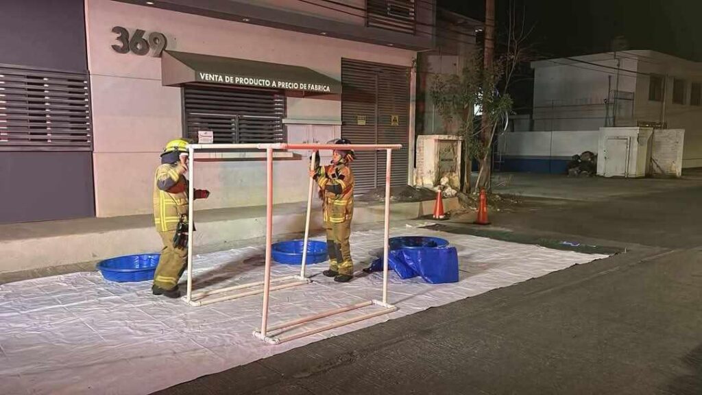 registran fuga de amoniaco en fábrica de hielo de Ciudad Industrial en Morelia