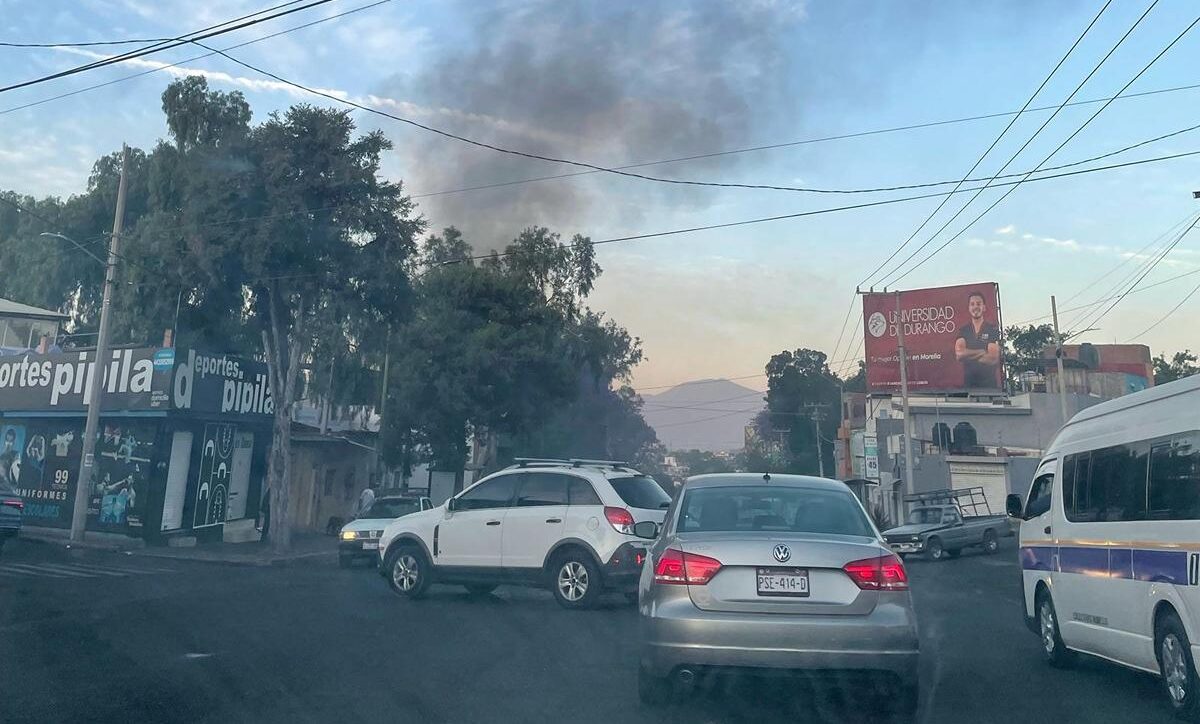 reportan incendio de casa en la colonia Vasco de Quiroga, al oriente de Morelia