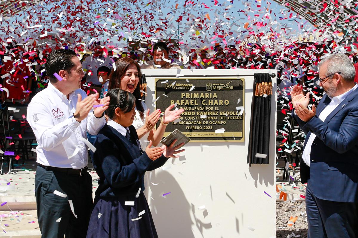 Se transforma la educación con más de mil 900 obras de Bedolla