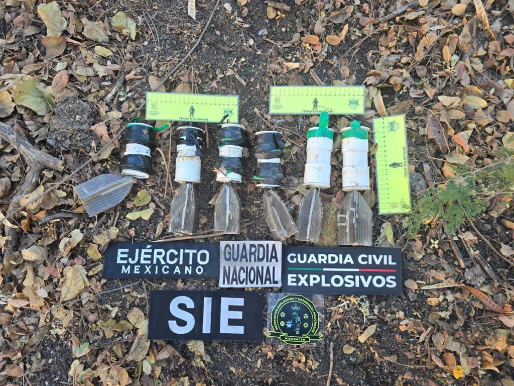 Seis artefactos explosivos asegurados en operativo en Buenavista : SSP