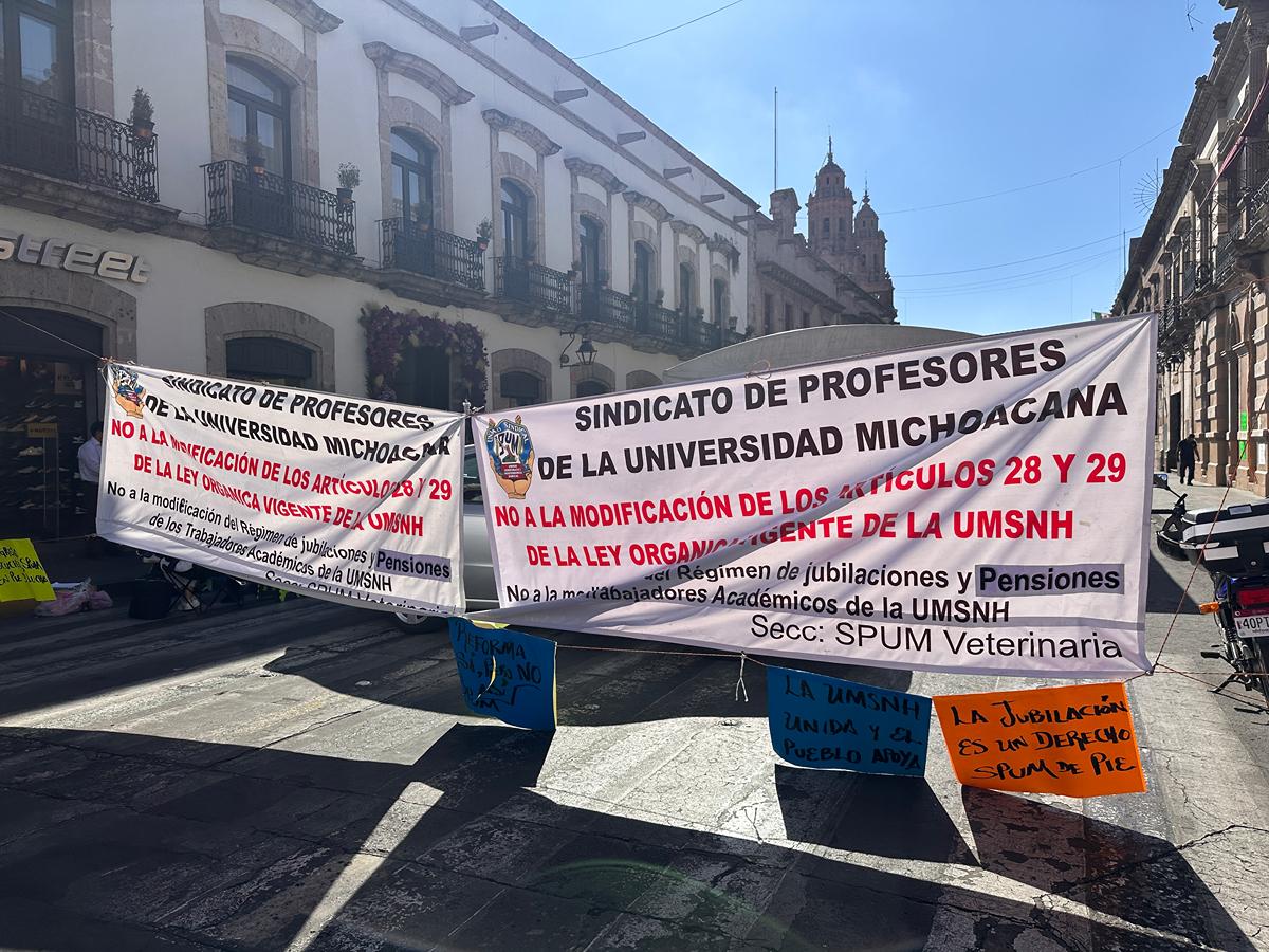 SPUM prepara amparos y movilizaciones contra reforma a Ley Orgánica de la Universidad Michoacana