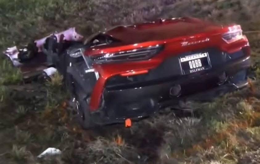 Tragedia en Woodlands: Maserati se parte en dos